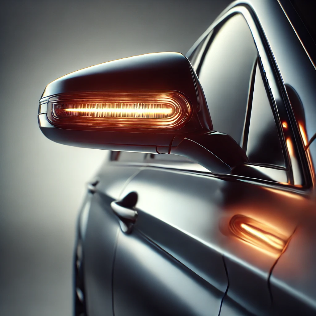 Migavci: ključni element bezbednosti na vašem vozilu 2 Migavac u retrovizoru